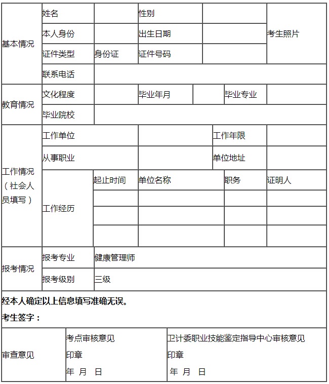 国家健康管理师报名流程(国家健康管理师报名流程图)